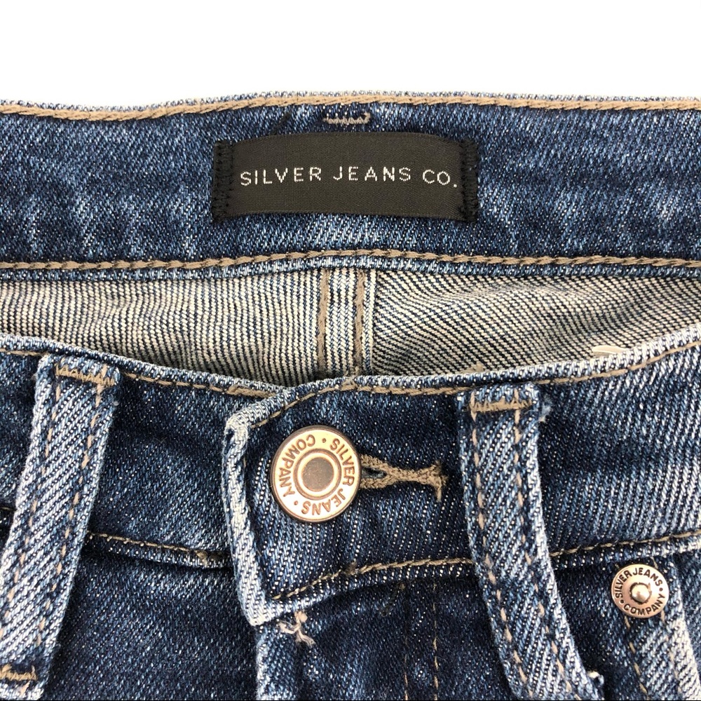 Silver Jeans Blue Slim Leg Mid Rise Jeans - Picture 3 of 9